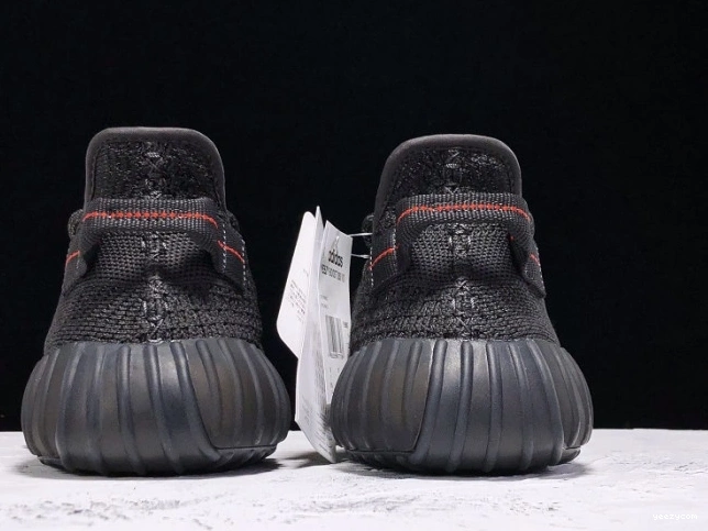(Reflective) Adidas V2 Boost 350 Static FU9007 Black Yeezy - 0807